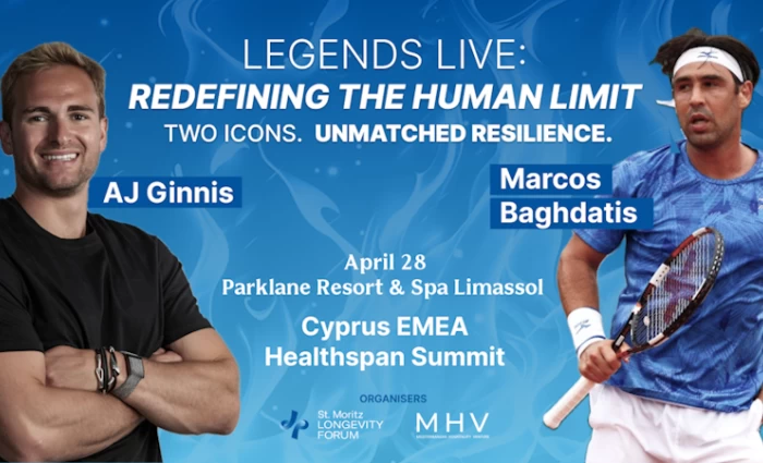 Ο θρύλος του τένις Μάρκος Παγδάτης και ο αστέρας του σκι AJ Ginnis θα πρωταγωνιστήσουν στο «Zero Burnout Masterclass» σε μια αποκλειστική εμφάνιση.